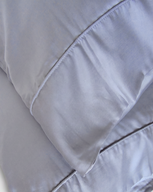 Tencel Pillowcase Set - Silver Blue