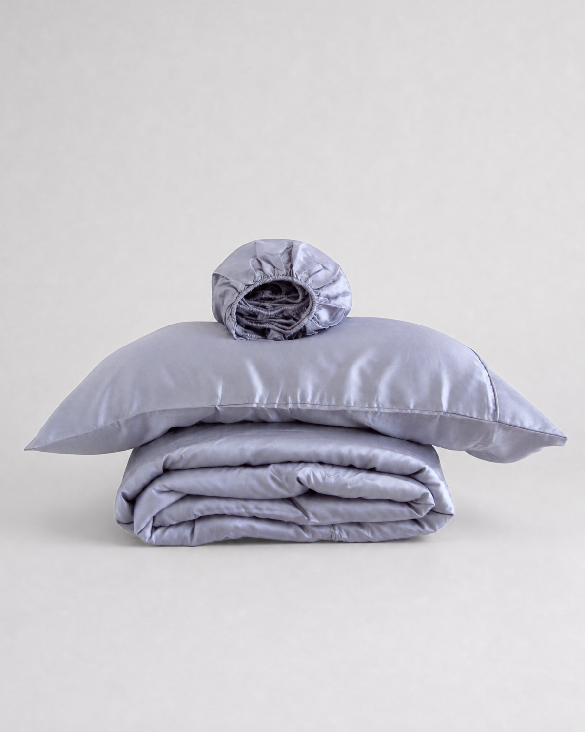 Tencel Pillowcase Set - Silver Blue