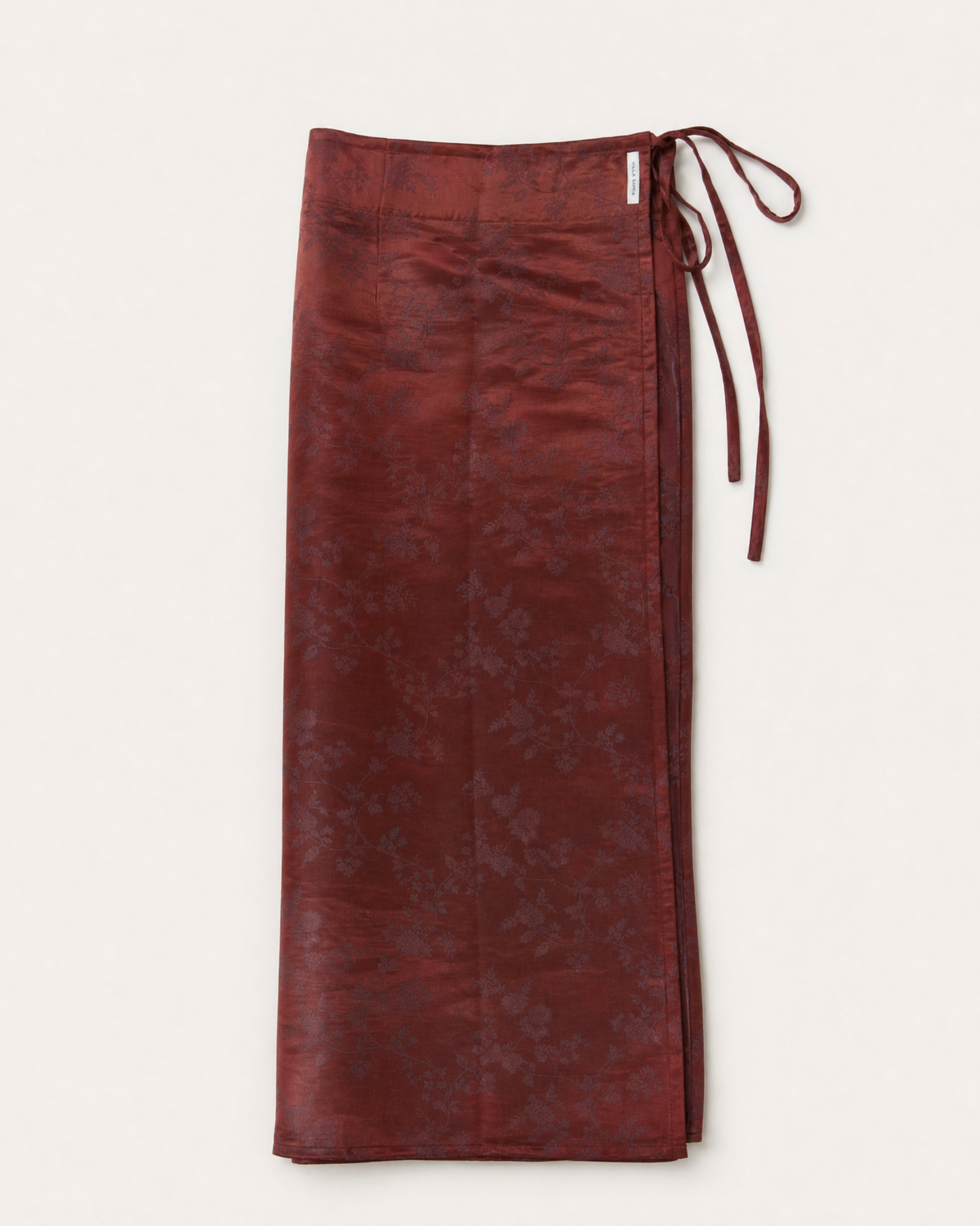 Reversible Wrap Skirt - Garnet