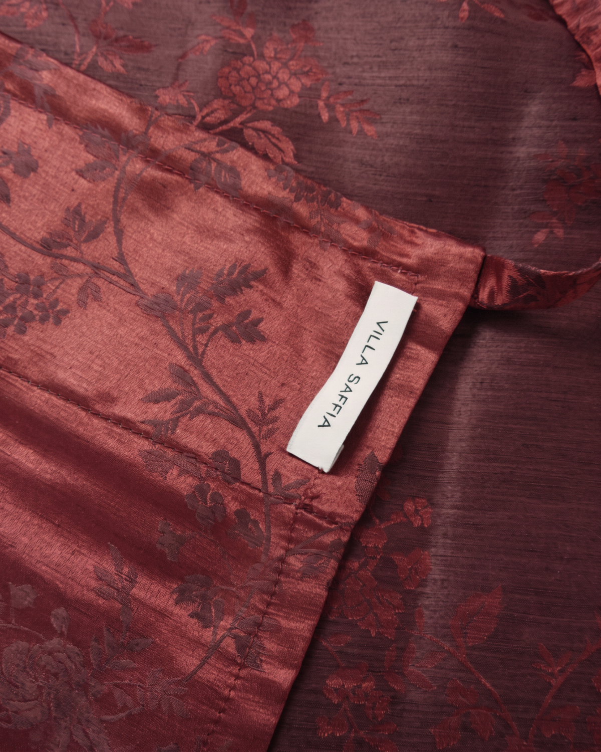 Reversible Wrap Skirt - Garnet